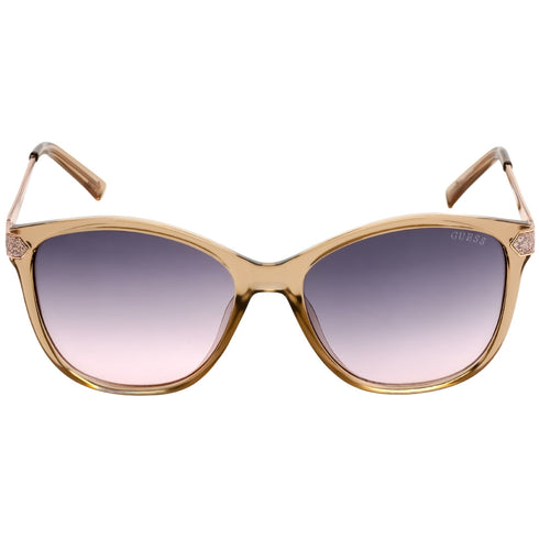 Guess GF6104 57T shiny beige / gradient bordeaux Sunglasses One Size